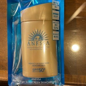 Anessa SPF 50+ Exp.3/3/2025 sunscreen skincare milk. NEW IN PACKAGING